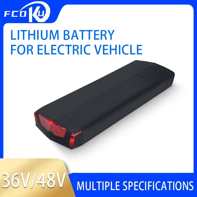 

new large-capacity 36V/48V 10Ah lithium battery,for with taillights electric bicycles lithium battery pack