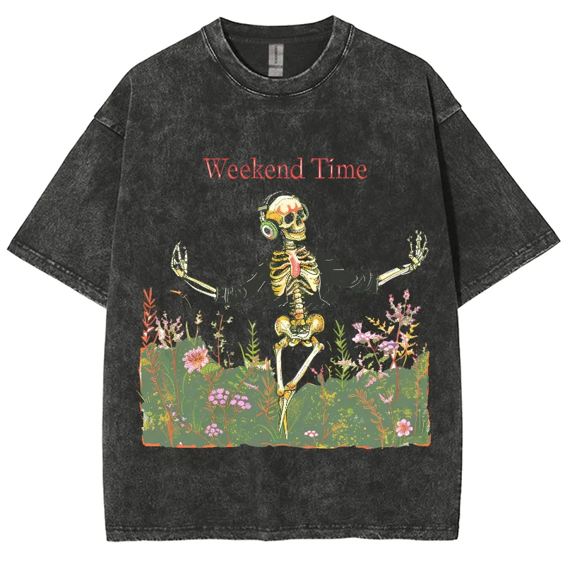 Summer 2024 Women's T-Shirt Blue Oversize Y2K Skull Print Crew Neck Loose Short Sleeve Unisex Wash Retro Casual Funny Top
Summer 2024 Women's T-Shirt Blue Oversize Y2K Skull Print Crew Neck Loose Short Sleeve Unisex Wash Retro Casual Funny Top