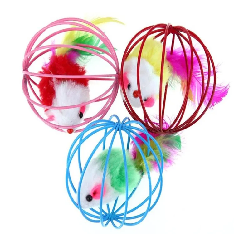 Cat 6.5cm Puzzle Prisoner Feather Mouse Toy Interactive Teasing Cage Mouse Ball Toy Silent Kitten Products Scratcher Supplies
Cat 6.5cm Puzzle Prisoner Feather Mouse Toy Interactive Teasing Cage Mouse Ball Toy Silent Kitten Products Scratcher Supplies