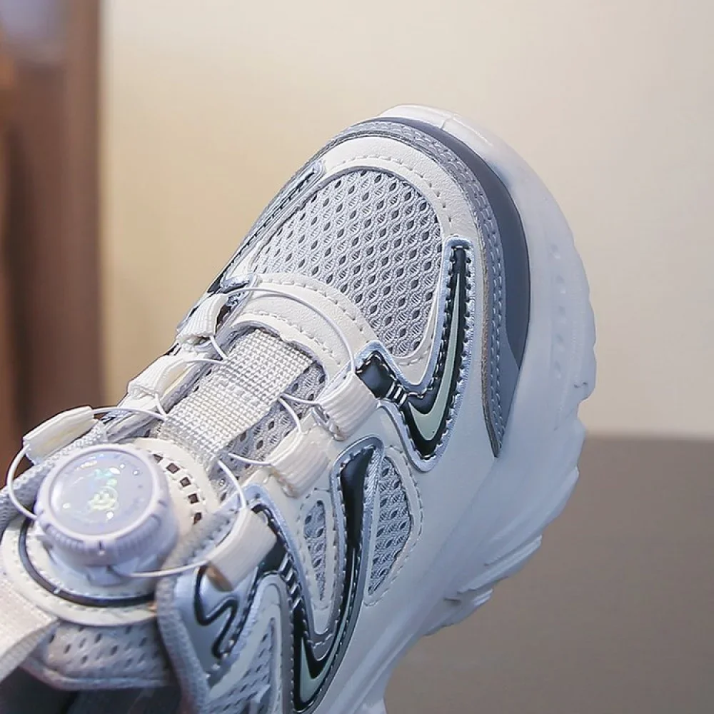 أحذية رياضية من الجلد الصناعي للأطفال موديل 2026، أحذية جري عصرية للمراهقين والأطفال، شبكية وقابلة للتنفس للأولاد والبنات أحذية رياضية من الجلد الصناعي للأطفال موديل 2026، أحذية جري عصرية للمراهقين والأطفال، شبكية وقابلة للتنفس للأولاد والبنات