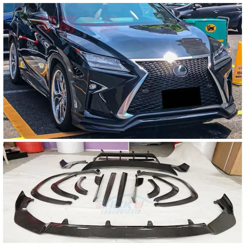 For Lexus RX RX200T RX300 RX450 2016-2022 Carbon Fiber Front Lip Rear Diffuser Spoiler Fender Flares Side Skirt Protector
For Lexus RX RX200T RX300 RX450 2016-2022 Carbon Fiber Front Lip Rear Diffuser Spoiler Fender Flares Side Skirt Protector