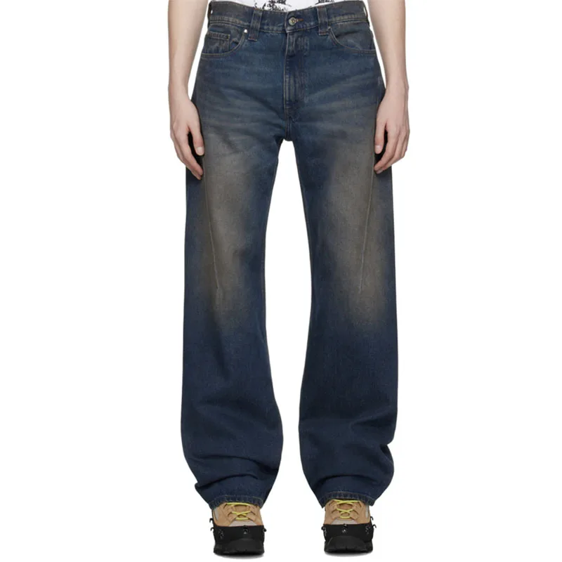High Street Y/project Men Denim Jeans Y2k Clothes Gradient Color Loose Drag Pants Women Clothing Vintage Style Pants
High Street Y/project Men Denim Jeans Y2k Clothes Gradient Color Loose Drag Pants Women Clothing Vintage Style Pants