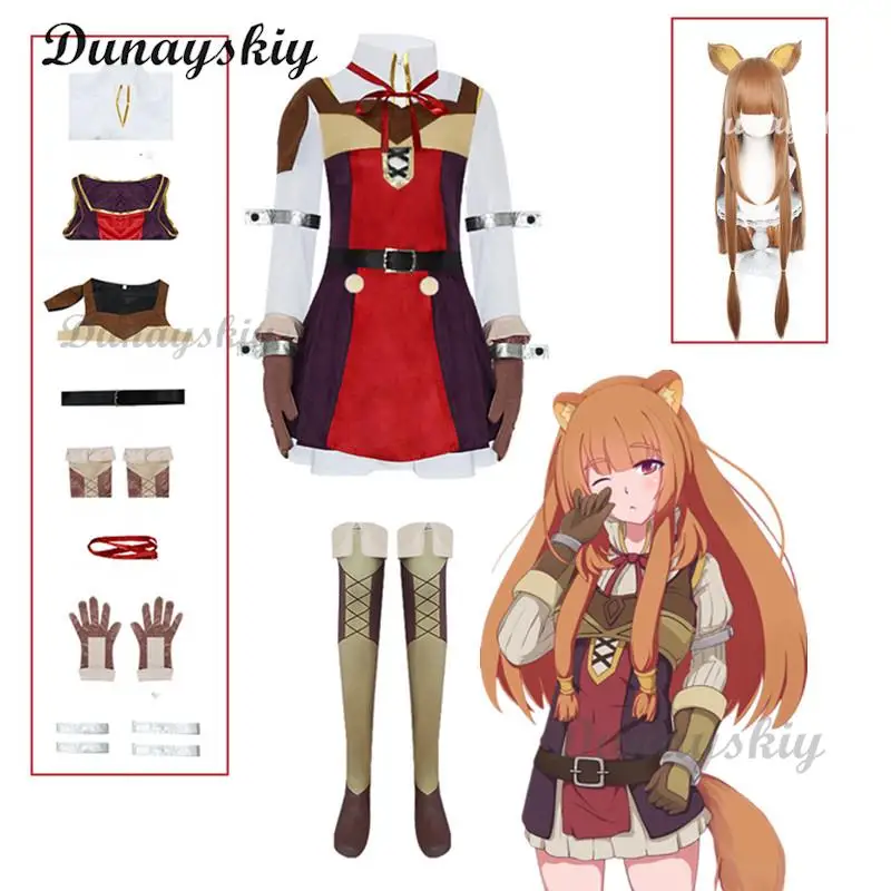 Anime The Rising of the Shield Hero Raphtalia Uniform Cosplay Costume Raphtalia Cosplay Wig Shoes Ear Prop Women Halloween
Anime The Rising of the Shield Hero Raphtalia Uniform Cosplay Costume Raphtalia Cosplay Wig Shoes Ear Prop Women Halloween