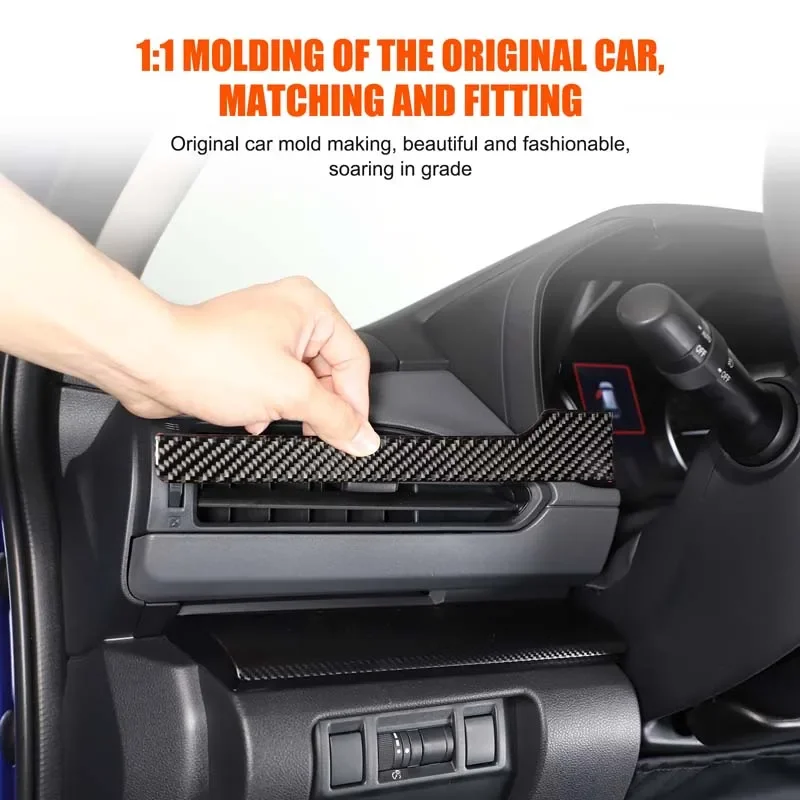 For Subaru Crosstrek 2023-2024 Soft Carbon Fiber Car Left Air Vent Lower Panel Trim Sticker Car Accessories
For Subaru Crosstrek 2023-2024 Soft Carbon Fiber Car Left Air Vent Lower Panel Trim Sticker Car Accessories
