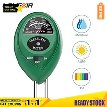 LAMEZIA 3 In1 Soil PH Tester Garden Plant Flowers Moisture Light Meter Testing Tools Hygrometer 
LAMEZIA 3 In1 Soil PH Tester Garden Plant Flowers Moisture Light Meter Testing Tools Hygrometer