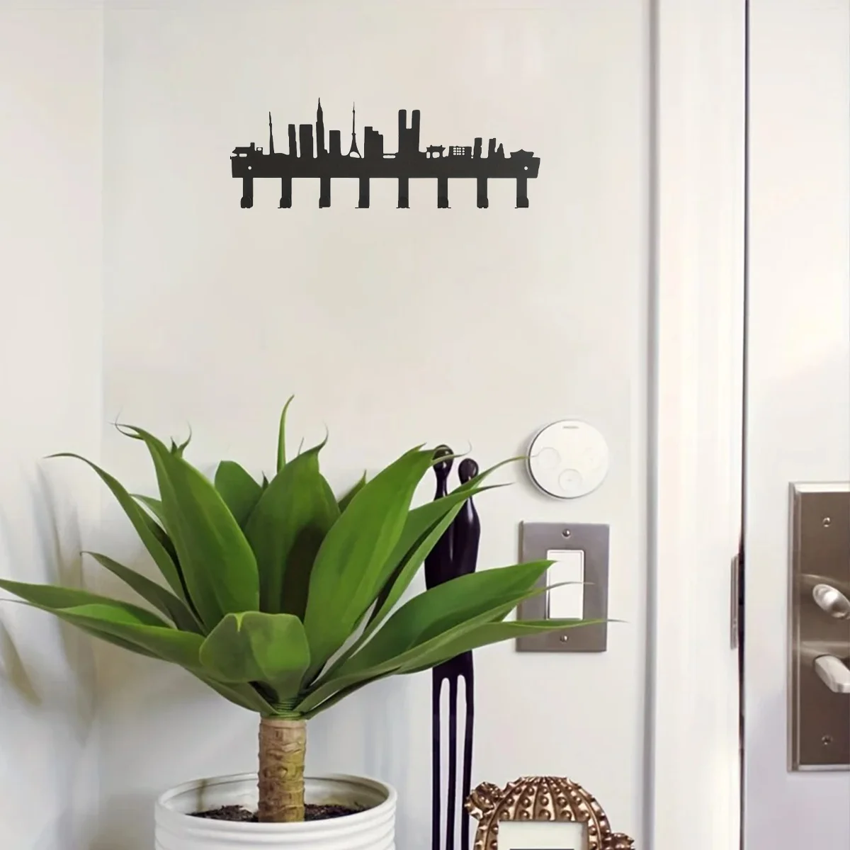

Декоративные вешалки для ключей CIFBUY в виде городского силуэта, бытовые многофункциональные крючки для ключей для сумок и одежды, декоративные крючки для стен гостиной