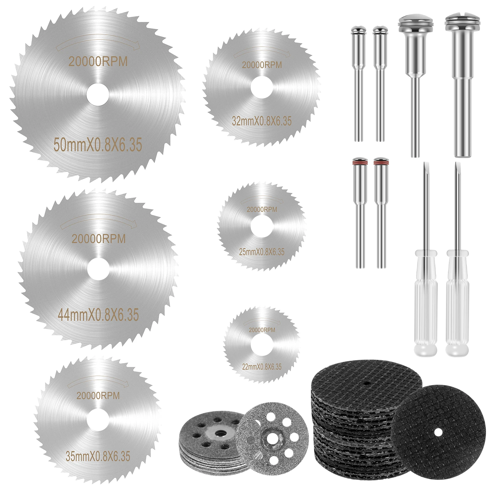 44Pcs Diamond Cutting Wheel Set Resin Cutting Disc Set Sharp HSS Circular Saw Blade Kit Rotary Tool Accessories with
44Pcs Diamond Cutting Wheel Set Resin Cutting Disc Set Sharp HSS Circular Saw Blade Kit Rotary Tool Accessories with