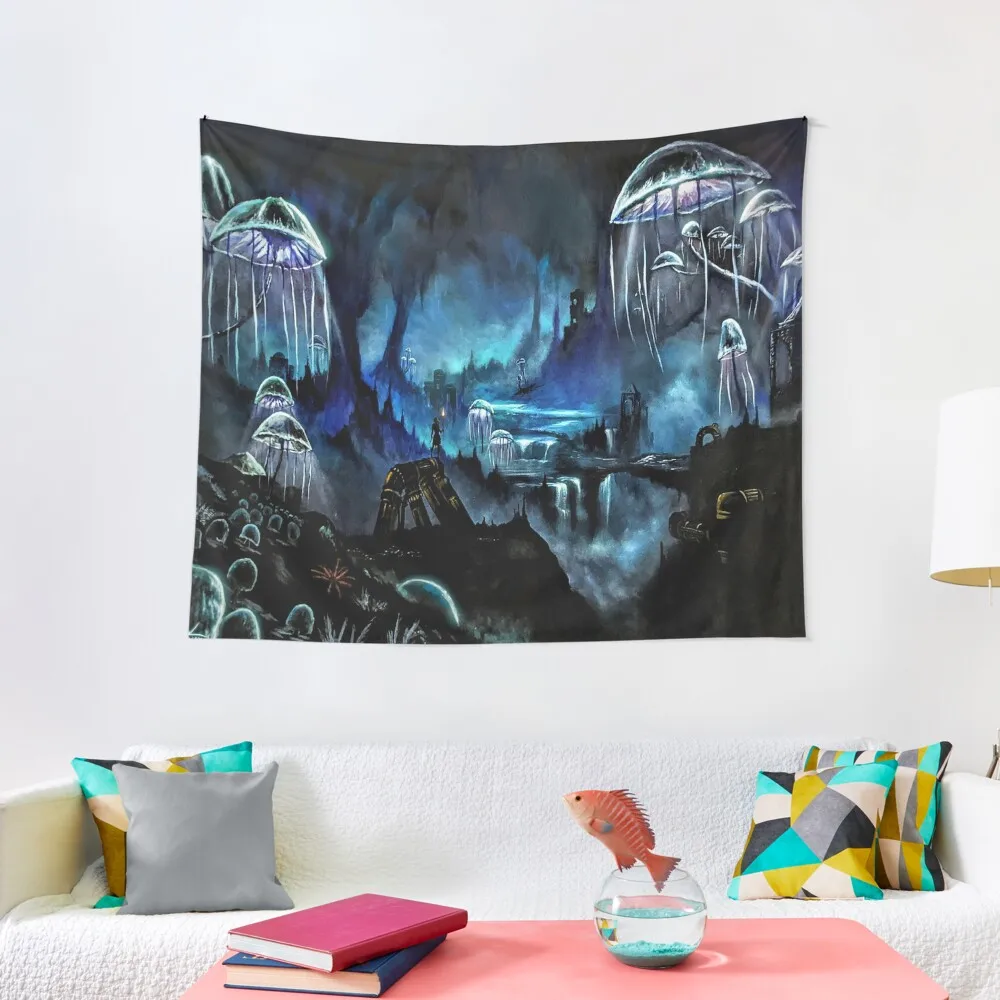 

The Glowing Cavern Tapestry Things To Decorate The Room Home Decorating Living Room Decoration Wall Decoration Items Tapestry