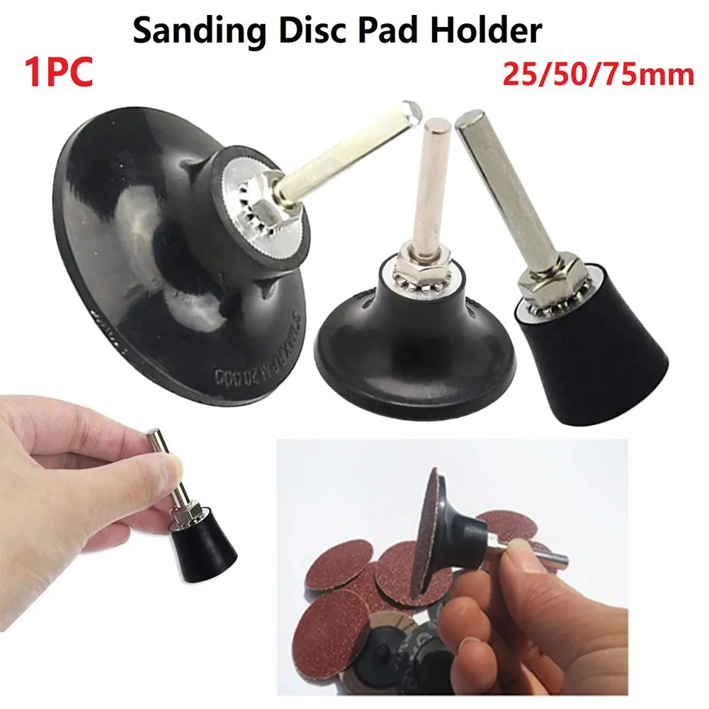 1pc M6 Sanding Disc Torque Tray Holder 25 50 75 MM Polishing Pad 1/4inch Shank For Grinder Abrasive Tool Accessories Black
1pc M6 Sanding Disc Torque Tray Holder 25 50 75 MM Polishing Pad 1/4inch Shank For Grinder Abrasive Tool Accessories Black