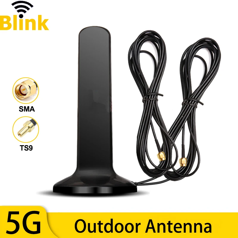 

5G Full-band Sucker Antenna 12dBi High Gain Signal Booster 4G 3G 2G GSM Cellular Mobile Network Amplifier for WiFi Router Modem