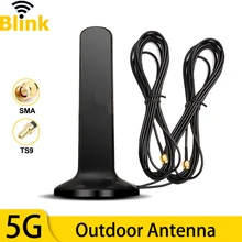 Outdoor 5G Antenna 12dBi WiFi Router Signal Booster 4G 3G GSM Cellular Mobile Network Amplifier Magnetic Base Extension Cable