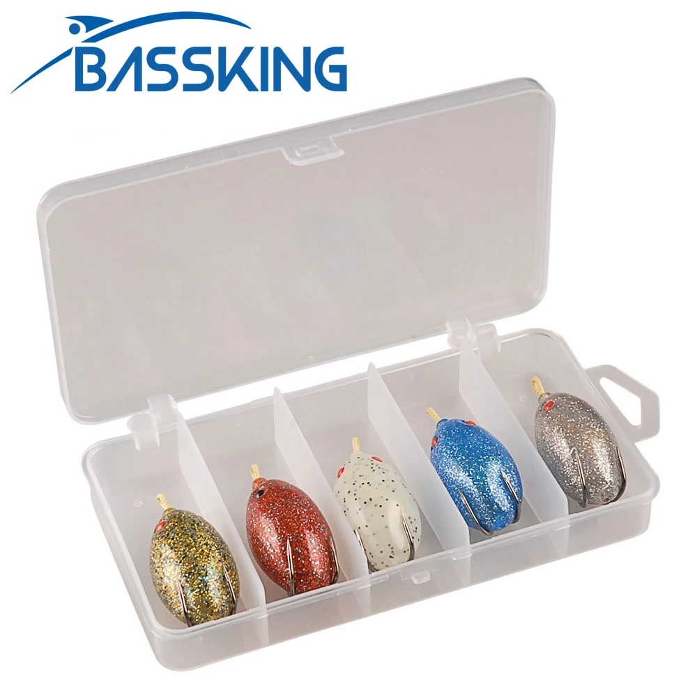 BASSKING 5.5cm 11-12.5g Soft Frog Fishing Lures with Fishing Box Silicone Isca Artificial Frog Soft Baits Lure Box Set Pesca 
BASSKING 5.5cm 11-12.5g Soft Frog Fishing Lures with Fishing Box Silicone Isca Artificial Frog Soft Baits Lure Box Set Pesca