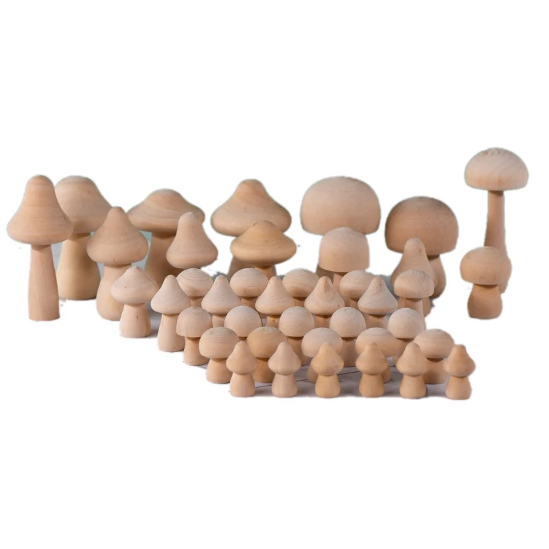 40 Pieces Wooden Mushroom Set Various Sizes Natural Unfinished Mushrooms For Children's Arts And DIY Crafts-Drop Ship
40 Pieces Wooden Mushroom Set Various Sizes Natural Unfinished Mushrooms For Children's Arts And DIY Crafts-Drop Ship
