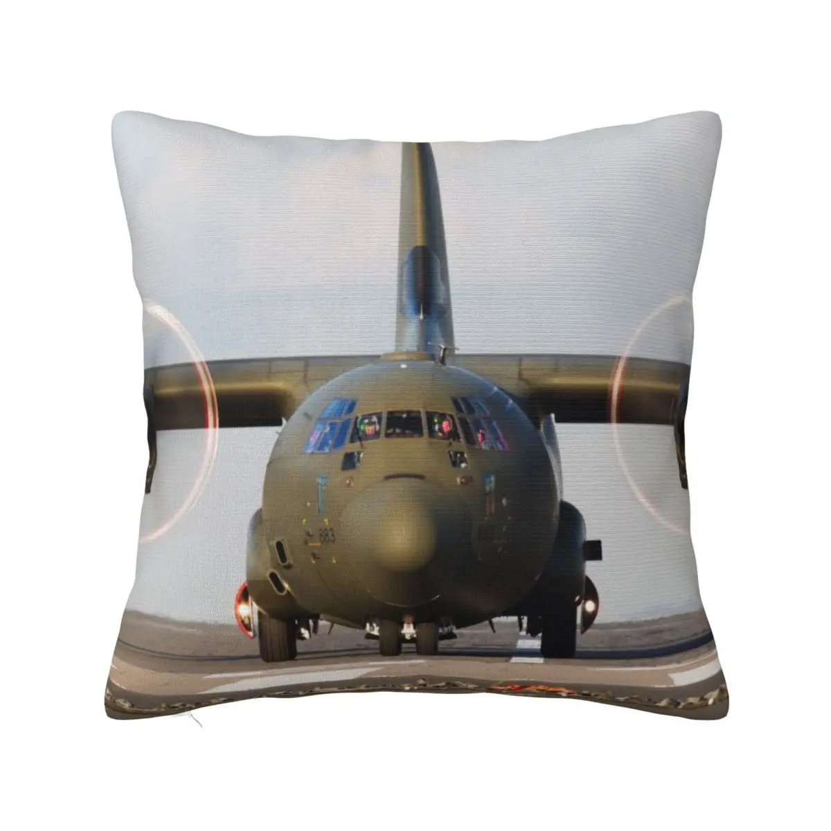 

RAF C-130 Hercules Throw Pillow Sofa Cover autumn pillowcase Christmas Covers Ornamental Pillow