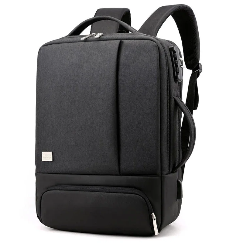 

Men Women USB Charge Backpack Travel Business Bag 15Inch Laptop Backpack Waterproof Anti-theft Shoe Storage Bag Rucksack Mochila