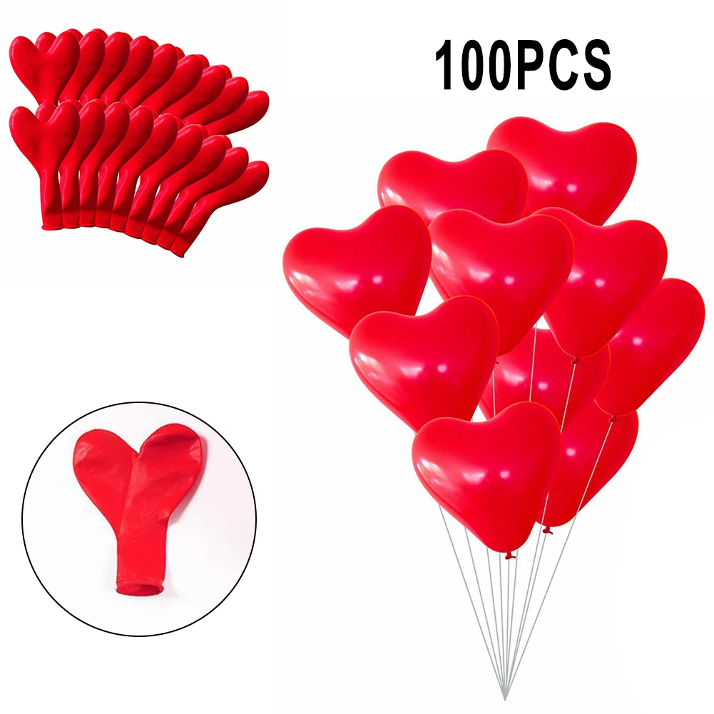 100pcs Heart Shaped Pomegranate Red Latex Balloon Wedding-Globos Birthday House New Year Party Decorations Valentines Gift
100pcs Heart Shaped Pomegranate Red Latex Balloon Wedding-Globos Birthday House New Year Party Decorations Valentines Gift