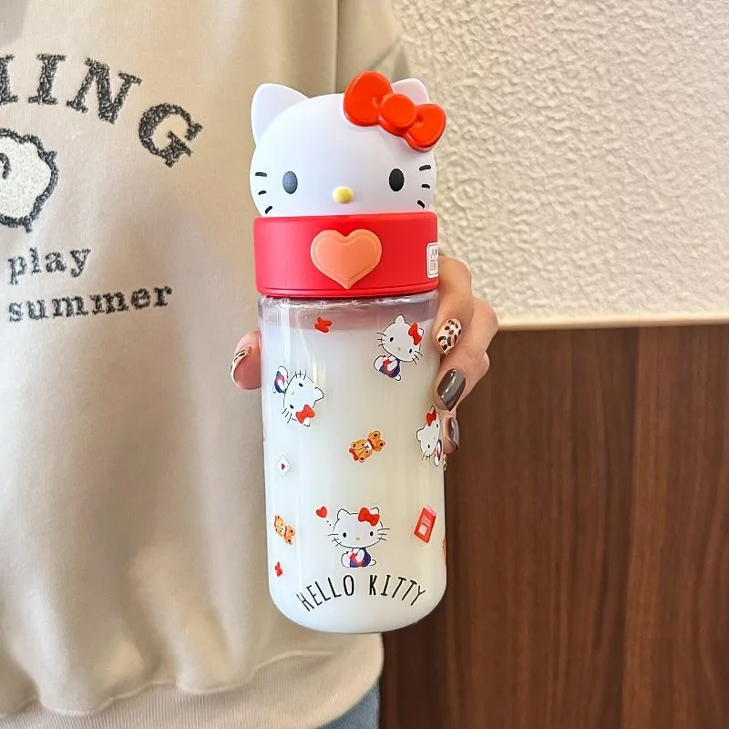 

Sanrio, Hello Kitty My melody Kuromi мультфильм аниме пластиковая чашка для воды Симпатичная модная красивая портативная чашка для воды с защитой от падения
