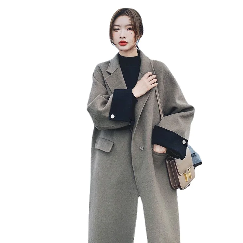 Tweed Coat, Autumn and Winter Haute Couture Panels, French Hepburn-style Long Nizi Coat
Tweed Coat, Autumn and Winter Haute Couture Panels, French Hepburn-style Long Nizi Coat