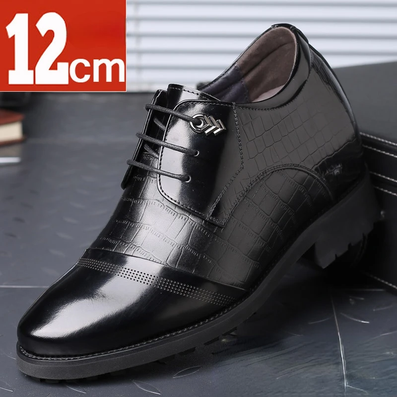 Extra-high Men's Increased 12cm Shoes Heightened European /American Three-joint Leather Men's Shoes Business Elevator Shoes Male
Extra-high Men's Increased 12cm Shoes Heightened European /American Three-joint Leather Men's Shoes Business Elevator Shoes Male