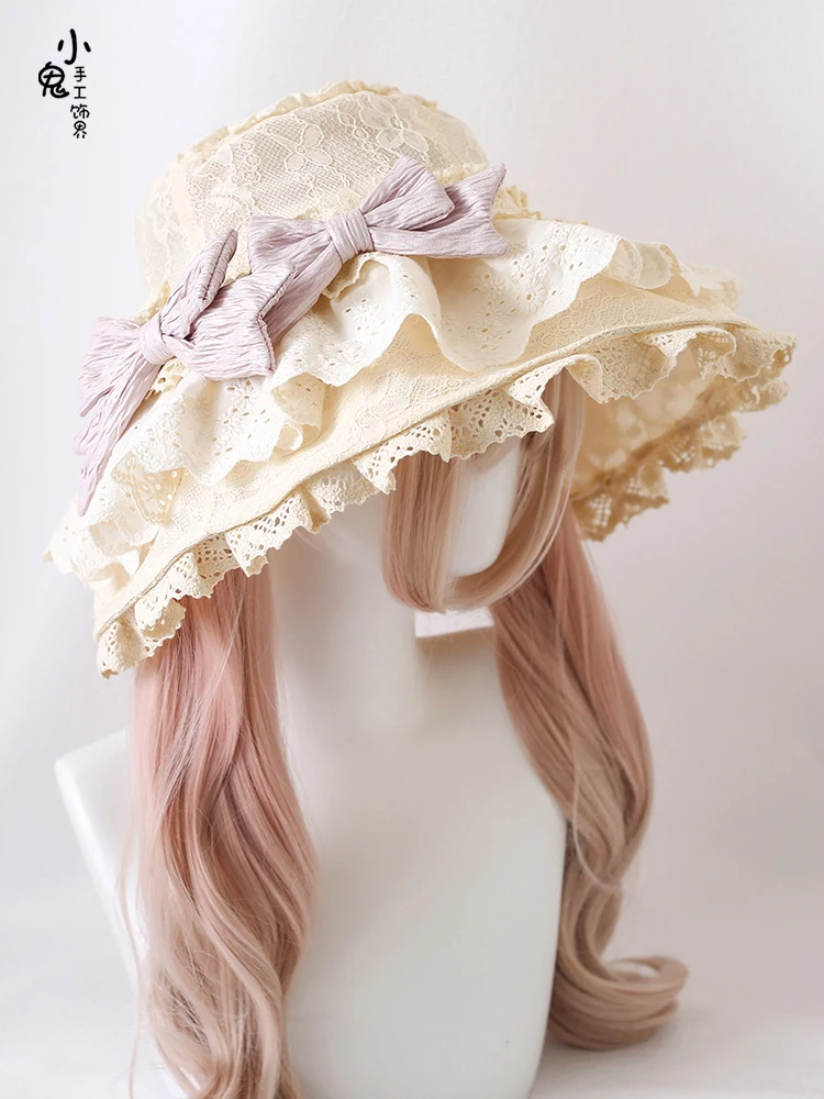 Lolita Element Umbrella Hat Gorgeous Lace Hat Sun Protection Hat Lolita Style Sun Hat
Lolita Element Umbrella Hat Gorgeous Lace Hat Sun Protection Hat Lolita Style Sun Hat