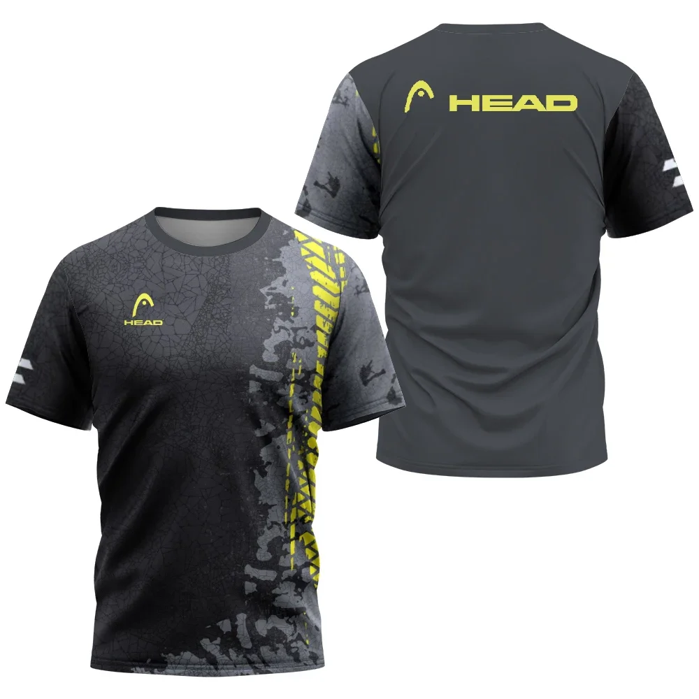 New Head Striped Printed Tennis Clothing Men's Golf T-Shirt Badminton Sports Clothing Breathable Men's Fitness Short Sleeve
New Head Striped Printed Tennis Clothing Men's Golf T-Shirt Badminton Sports Clothing Breathable Men's Fitness Short Sleeve