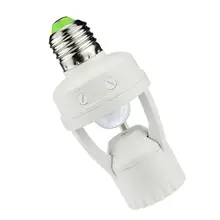 Smart Motion Sensor E27 Base Light Socket Infrared Sensor Dimmable Bulb Adapter Holder for Garage/Porch/Stairs
Smart Motion Sensor E27 Base Light Socket Infrared Sensor Dimmable Bulb Adapter Holder for Garage/Porch/Stairs