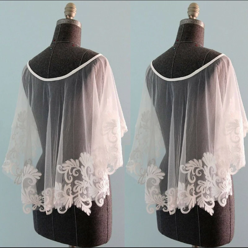 New Short Cape Wedding Lace Boleros Jackets White Lace Applique Custom plus size Bridal Wrap
New Short Cape Wedding Lace Boleros Jackets White Lace Applique Custom plus size Bridal Wrap