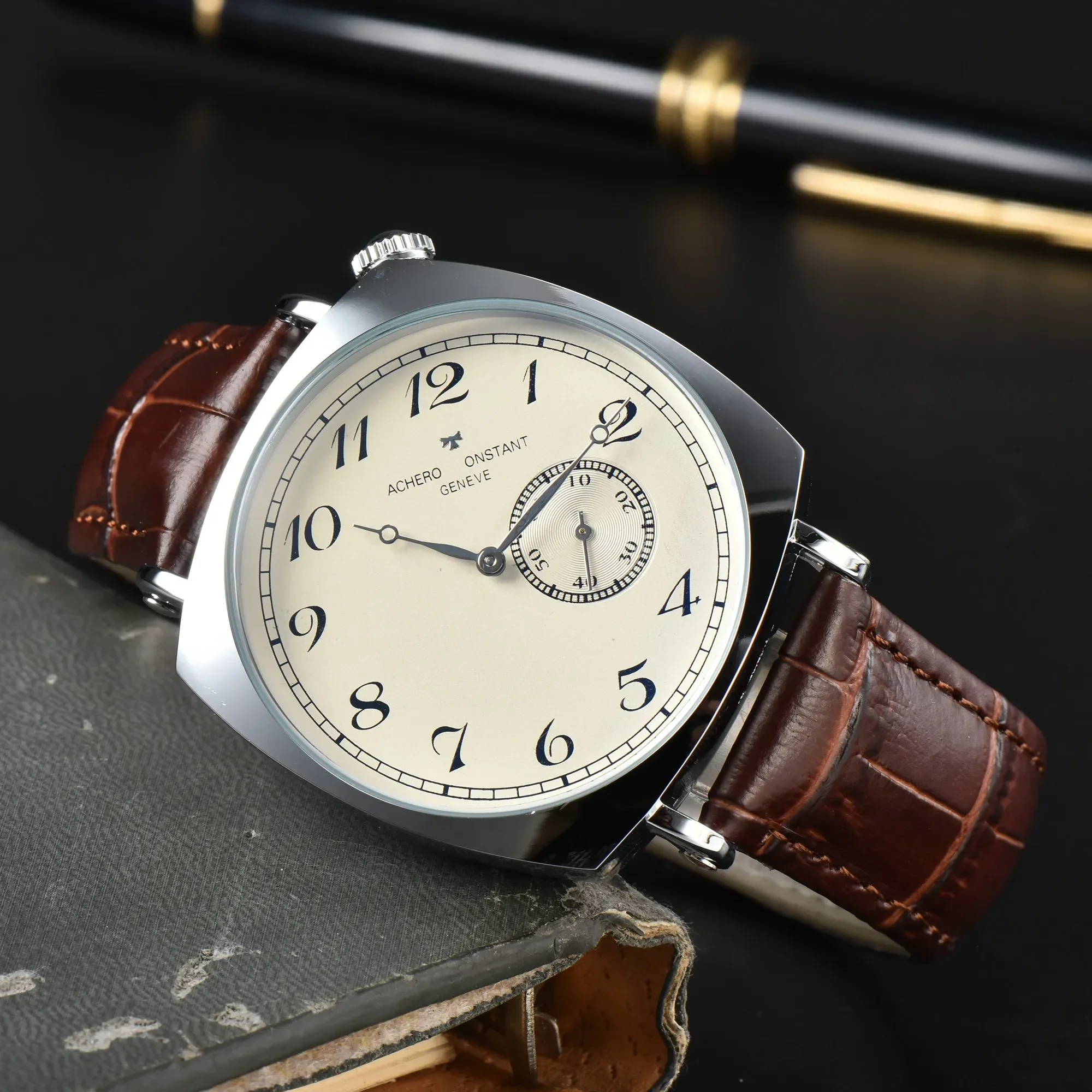 AAA VC Men's Top Luxury Brand Fashion Quartz Watch Stainless Steel Band Male Wristwatches for Men Clock Relogio Masculino
AAA VC Men's Top Luxury Brand Fashion Quartz Watch Stainless Steel Band Male Wristwatches for Men Clock Relogio Masculino
