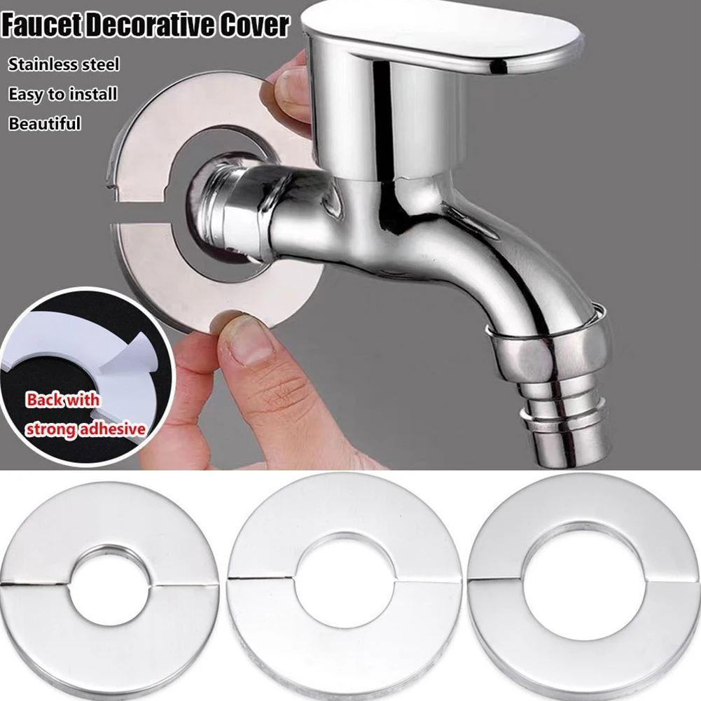 Brand New Faucet Cover Cover Faucet Decorative Cover Silver Stainless Steel Cover Pipe Wall Covers Decor Faucet
Brand New Faucet Cover Cover Faucet Decorative Cover Silver Stainless Steel Cover Pipe Wall Covers Decor Faucet