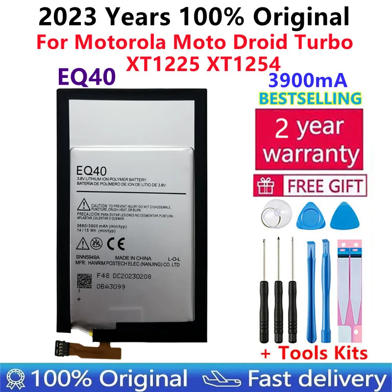 100% Original 3900mAh EQ40 Battery For Motorola Moto Droid Turbo XT1225 XT1254 SNN5949A Batteries
100% Original 3900mAh EQ40 Battery For Motorola Moto Droid Turbo XT1225 XT1254 SNN5949A Batteries