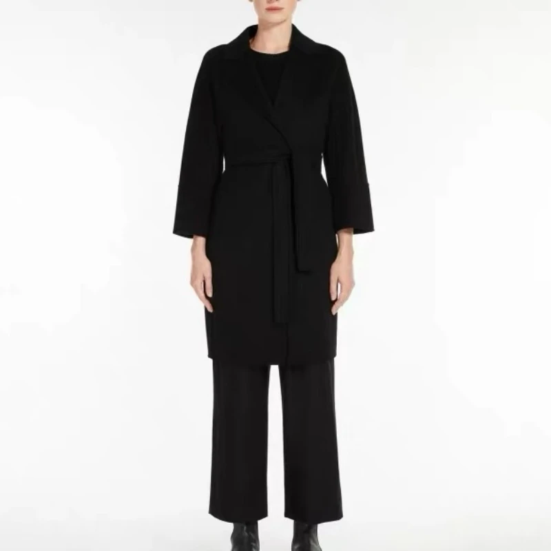 2023 Autumn New Fashionable All-match Classic Strap Mid-length Double-sided Cashmere Woolen Women Coat
2023 Autumn New Fashionable All-match Classic Strap Mid-length Double-sided Cashmere Woolen Women Coat
