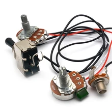 Guitar Wiring Harness Prewired 3 Way Toggle Switch 500K Pots 1 Volume 1 Tone Metal Wiring Harness Musical Instruments Parts
Guitar Wiring Harness Prewired 3 Way Toggle Switch 500K Pots 1 Volume 1 Tone Metal Wiring Harness Musical Instruments Parts