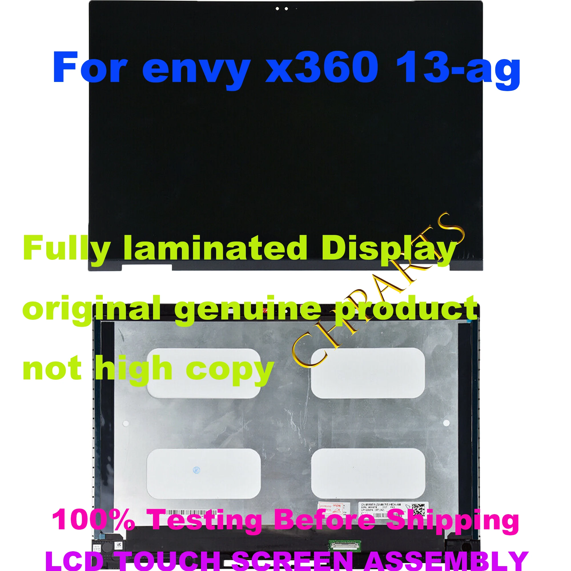 ЖК-дисплей с сенсорным экраном 13,3 дюйма FHD для HP Envy X360 13-AG 13-ag0003ur 13-ag0012nf L19576-001, сменная панель
ЖК-дисплей с сенсорным экраном 13,3 дюйма FHD для HP Envy X360 13-AG 13-ag0003ur 13-ag0012nf L19576-001, сменная панель