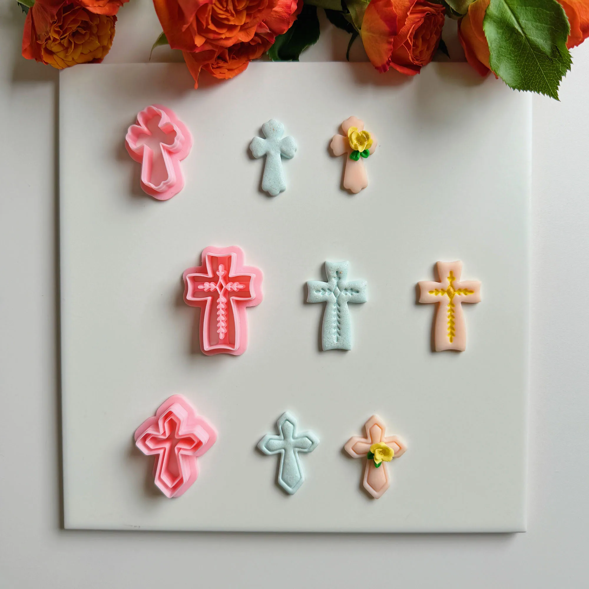 Easter Cross Series Different Shapes Polymer Clay Cutters Clay Molds For DIY Earrings Handmade Pendant Necklace Hand Tools
Easter Cross Series Different Shapes Polymer Clay Cutters Clay Molds For DIY Earrings Handmade Pendant Necklace Hand Tools