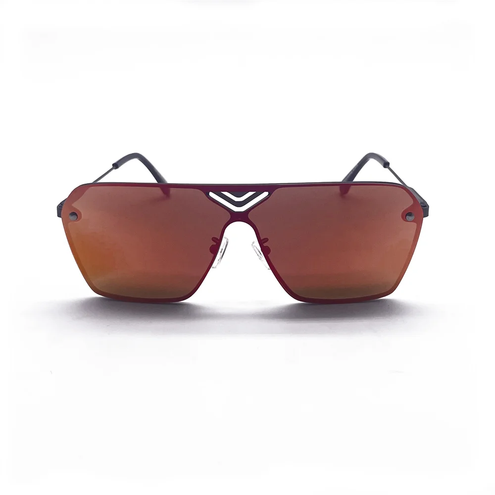 

Orange Red Popular Women's Sunglasses For Men Glasses Eyeglass Frames Y2k Accessories Lenses Summer Apparel Frameless Uv400