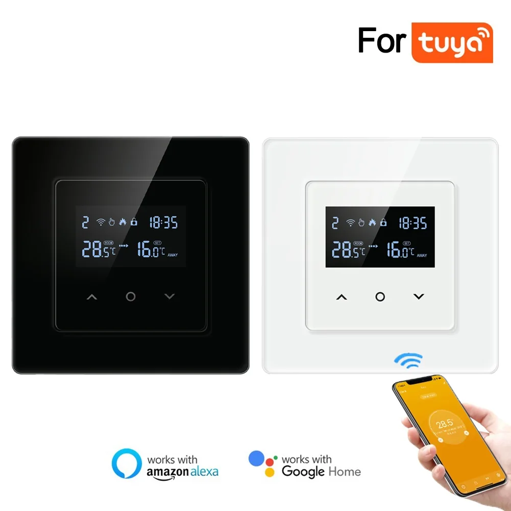 Умный Wi-Fi термостат для Tuya Smart Life, домашний электрический нагреватель пола для воды, настенный бойлер с ЖК-дисплеем, панель контроля температуры
Умный Wi-Fi термостат для Tuya Smart Life, домашний электрический нагреватель пола для воды, настенный бойлер с ЖК-дисплеем, панель контроля температуры
