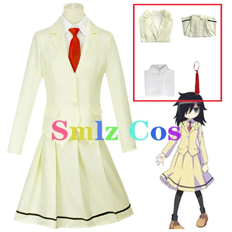 Anime Watamote Cosplay Kuroki Tomoko Cosplay Costume Woman School jk Outfit Dress Hallowen Party Uniform Suit
Anime Watamote Cosplay Kuroki Tomoko Cosplay Costume Woman School jk Outfit Dress Hallowen Party Uniform Suit