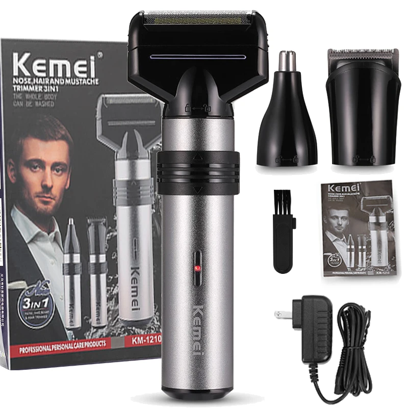 3 In1 Electric Shaver Multifunctional Reciprocating Razor Barber Nose Trimmer Device Men Face Professional Shaving Machine
3 In1 Electric Shaver Multifunctional Reciprocating Razor Barber Nose Trimmer Device Men Face Professional Shaving Machine