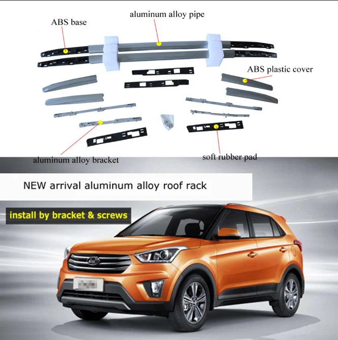 2шт кровельные рейки поперечные рейки подходят для Hyundai Creta 2017-2023
2шт кровельные рейки поперечные рейки подходят для Hyundai Creta 2017-2023