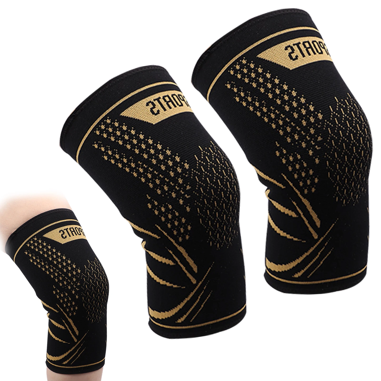 2pcs Jogging For Meniscus Tear Basketball Sports Knee Brace Quick Recovery Weightlifting Running Elastic Soft Compression Hiking 
2pcs Jogging For Meniscus Tear Basketball Sports Knee Brace Quick Recovery Weightlifting Running Elastic Soft Compression Hiking