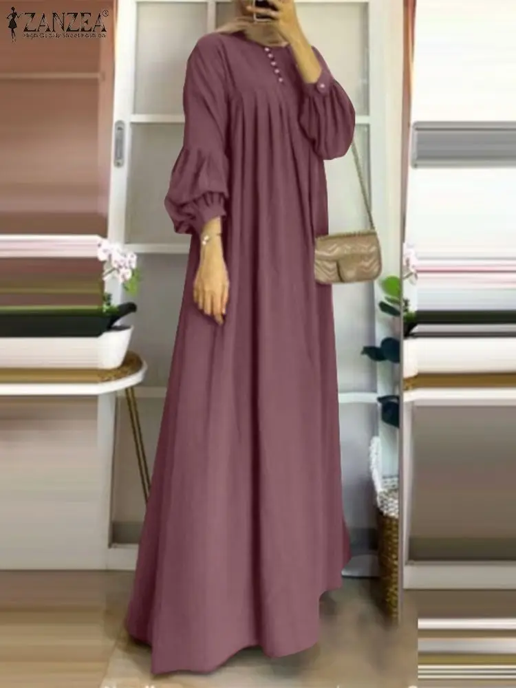 2023 ZANZEA Women Fashion Long Sleeve Eid Mubarek Kaftan Muslim Dress Abaya Hijab Vestido Robe Femme Vintage Solid Maxi Sundress
2023 ZANZEA Women Fashion Long Sleeve Eid Mubarek Kaftan Muslim Dress Abaya Hijab Vestido Robe Femme Vintage Solid Maxi Sundress
