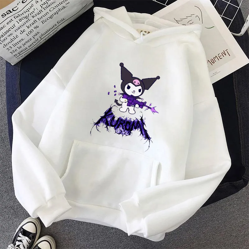 Kuromi Kawaii Sanrio Hoodies Autumn Winter Retro Cartoon Printed Hooded Pocket Hoodie Loose Casual Warm Cute Anime Girl Gift Toy
Kuromi Kawaii Sanrio Hoodies Autumn Winter Retro Cartoon Printed Hooded Pocket Hoodie Loose Casual Warm Cute Anime Girl Gift Toy
