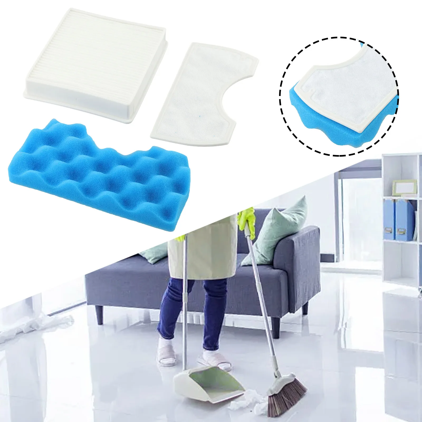 Sponge Filter For Samsung SC4300 SC4470 VC-B710W Vacuum Cleaner Accessories Household Supplies & Cleaning
Sponge Filter For Samsung SC4300 SC4470 VC-B710W Vacuum Cleaner Accessories Household Supplies & Cleaning