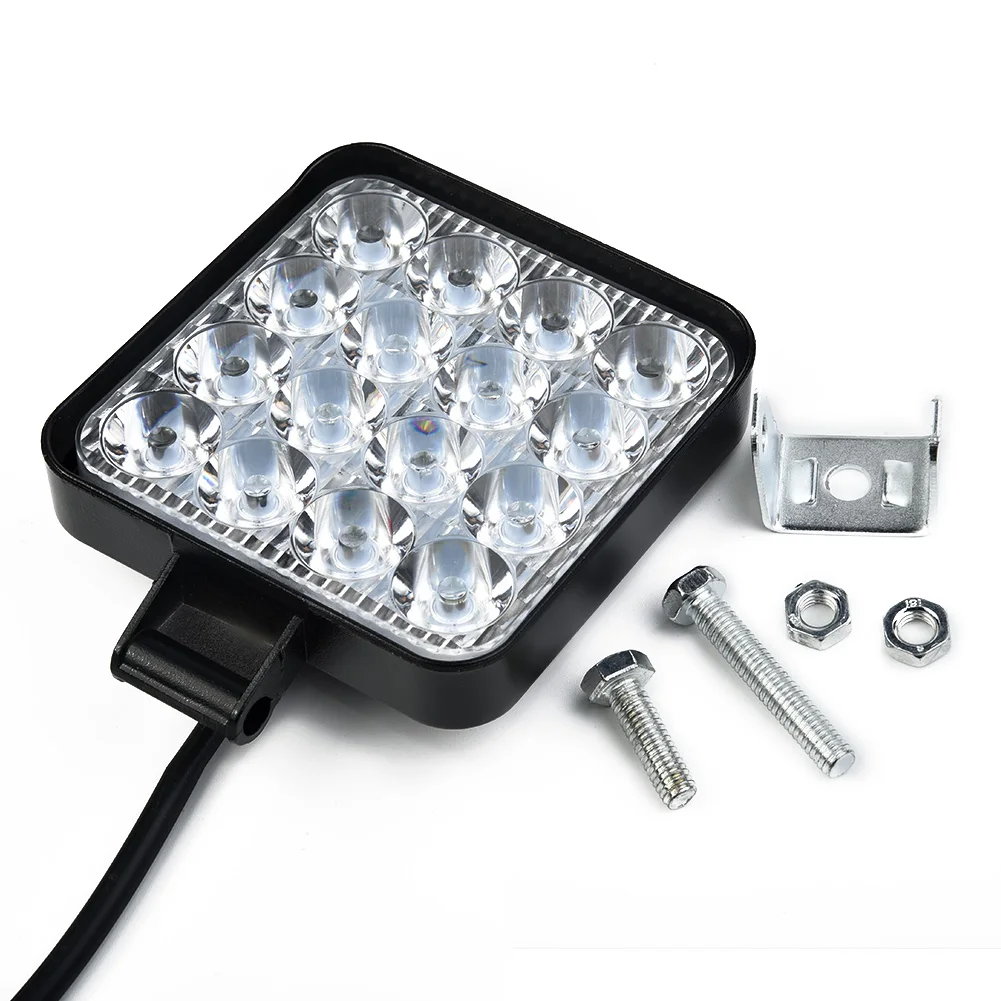 Auto 48W 16LED Work Light Bar With Mounting Bracket Floodlight Car ATV Off-road Driving Fog Lamp 12V 24V 6000K Green Car Lights
Auto 48W 16LED Work Light Bar With Mounting Bracket Floodlight Car ATV Off-road Driving Fog Lamp 12V 24V 6000K Green Car Lights