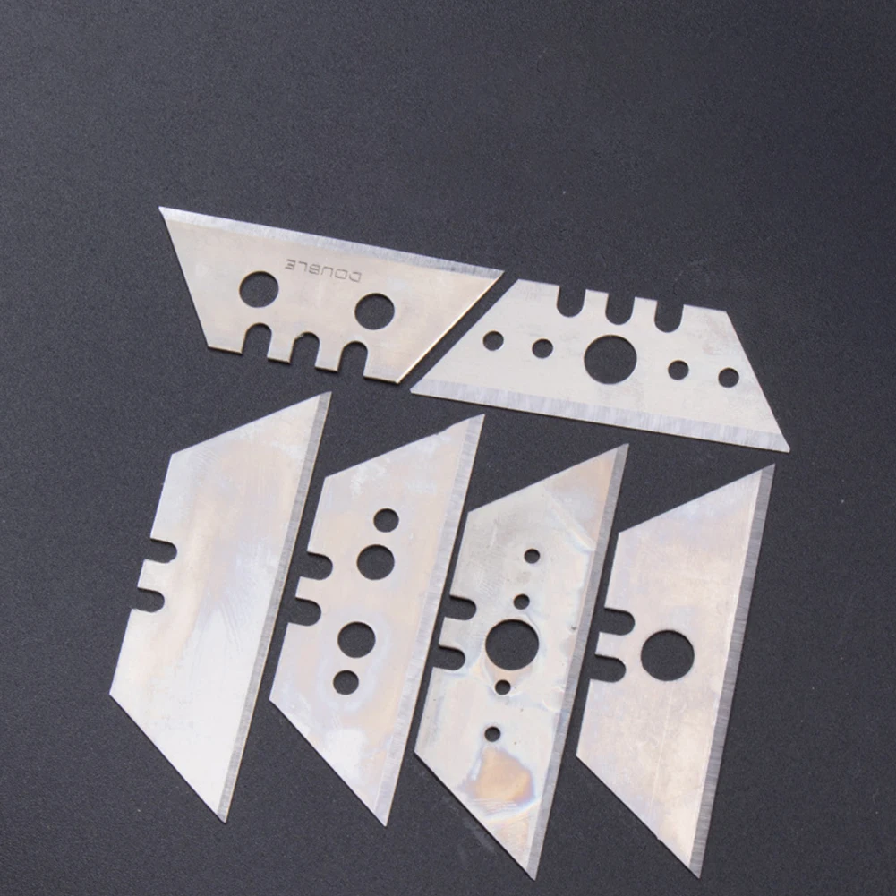 10Pcs/Set Trapezoidal Blade Replacement Blade Art Craft Cutter Tool Multifunction T-shaped Hand Cutter Tool Carbon Steel Blades
10Pcs/Set Trapezoidal Blade Replacement Blade Art Craft Cutter Tool Multifunction T-shaped Hand Cutter Tool Carbon Steel Blades