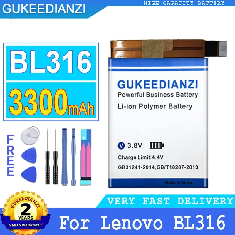3300mAh High Capacity Replacement Battery For Lenovo Saver 2PRO 2 PRO L70081 BL 316 BL 318 Mobile Phone Batteries High Quality
3300mAh High Capacity Replacement Battery For Lenovo Saver 2PRO 2 PRO L70081 BL 316 BL 318 Mobile Phone Batteries High Quality