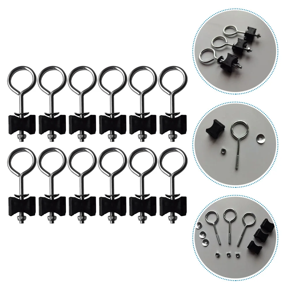 12 Sets Small Trampoline Galvanized Steel Screws Fixation Accessories Fence Pole Parts Wire Fixed Practical Sturdy
12 Sets Small Trampoline Galvanized Steel Screws Fixation Accessories Fence Pole Parts Wire Fixed Practical Sturdy