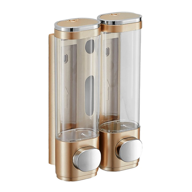 1 PCS Wall Mounted Liquid Soap Dispenser Bathroom Shower Gel Shampoo Container Golden
1 PCS Wall Mounted Liquid Soap Dispenser Bathroom Shower Gel Shampoo Container Golden