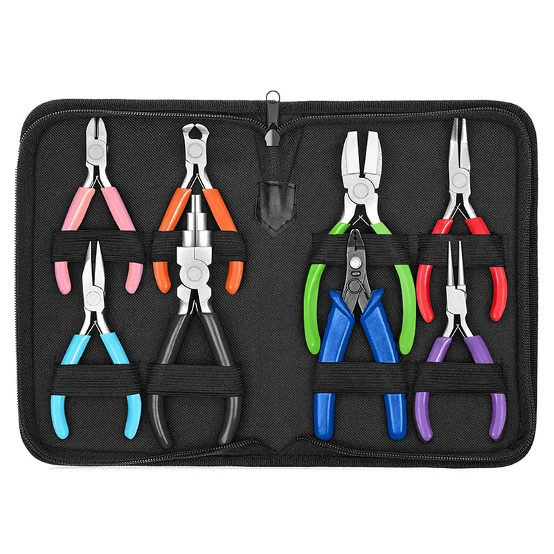 Jewelry Pliers, 8Pcs Jewelry Making Pliers Tools, Jewelry Making Pliers Tools, For Jewelry Repair, Wire Wrapping, Crafts
Jewelry Pliers, 8Pcs Jewelry Making Pliers Tools, Jewelry Making Pliers Tools, For Jewelry Repair, Wire Wrapping, Crafts