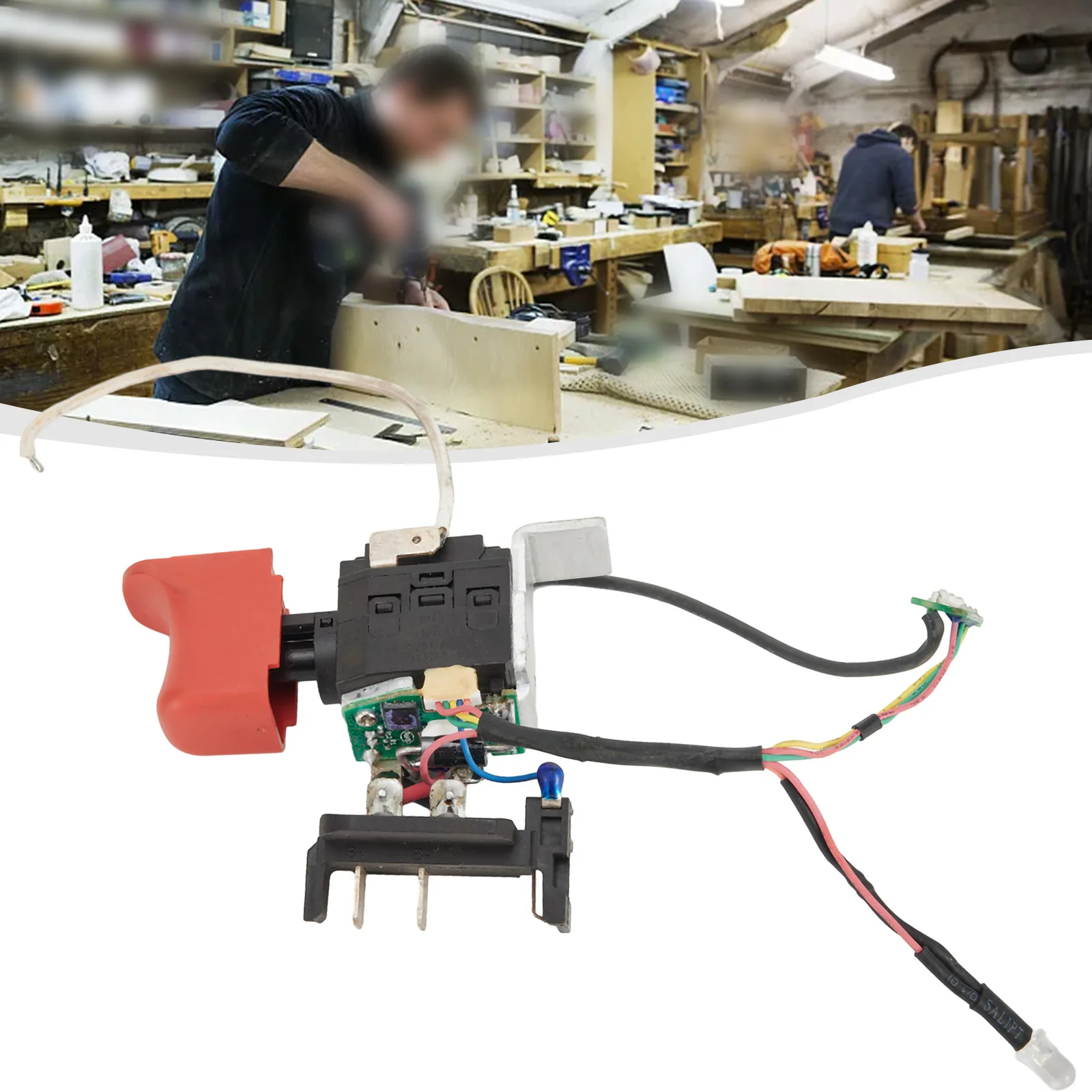 1 шт. BS10.8V триггерный переключатель, запасные части 343410350 для электрической аккумуляторной дрели Maxx BS 16A 10,8 в 12 В, аксессуары для электроинструмента
1 шт. BS10.8V триггерный переключатель, запасные части 343410350 для электрической аккумуляторной дрели Maxx BS 16A 10,8 в 12 В, аксессуары для электроинструмента